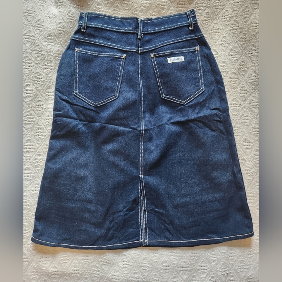 Vintage Gitano Denim Skirt Size 12 - Picture 2 of 7